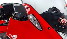 TST Mirror Block Off Plates for Yamaha YZF-R3 2015-2018