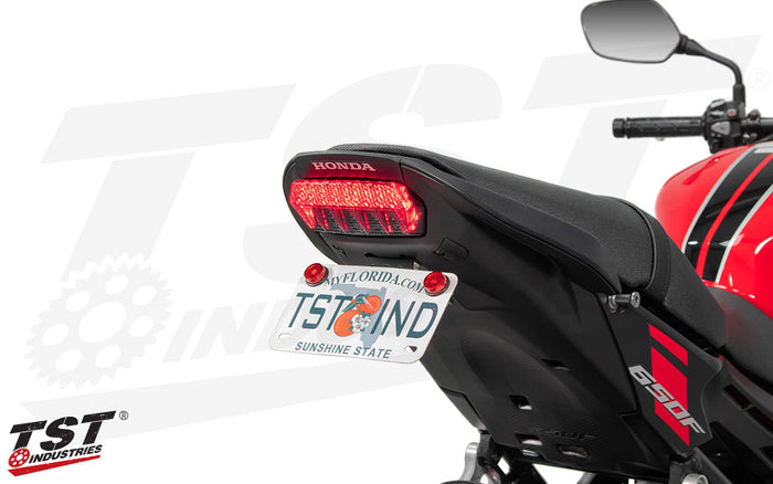 Clean up the look of your Honda CB650F / CBR650F for a sporty and aggressive look.