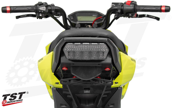 Exclusive lens design by TST Industries. Smoke lens shown.