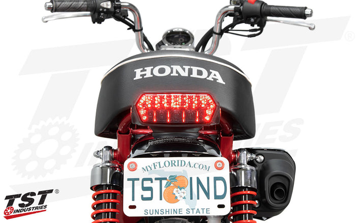 TST Programmable and Sequential LED Integrated Tail Light for Honda Monkey 2019-2021