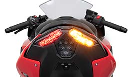 TST Programmable And Sequential LED Integrated Tail Light For Kawasaki Ninja 500 / Z500 2024+
