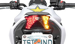 TST Programmable and Sequential LED Integrated Tail Light for Kawasaki Z650 & Ninja 650 2017-2019