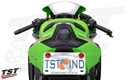 Designed and manufactured to accentuate the tail section of the Kawasaki ZX-4RR / ZX-4R.