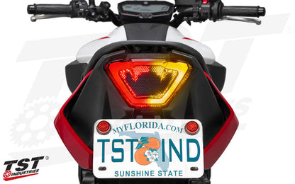 Built in turn signals enable you to ditch the bulbous stock signals.