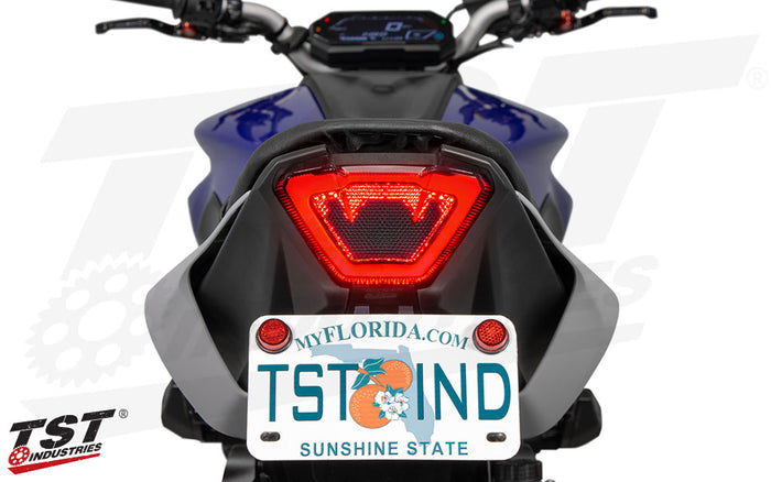 TST Programmable and Sequential LED Integrated Tail Light for Yamaha MT-07 2021-2024