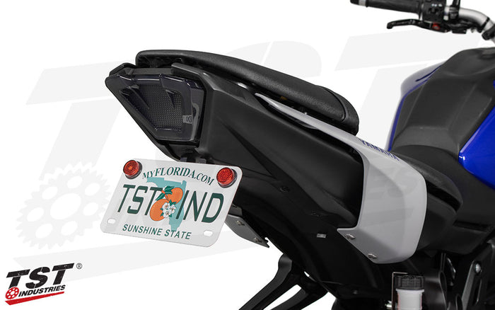 Clean up the tail of your 2021-2024 Yamaha MT-07 with TST Industries.