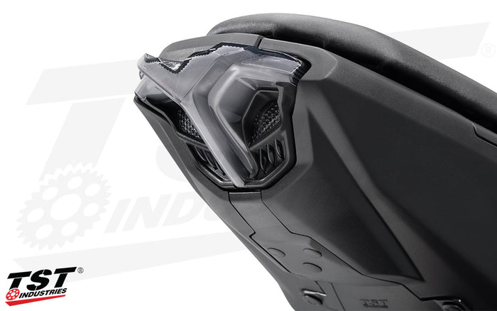 We completely reimagined the 2025+ Yamaha MT-07 tail light with an all-new design.