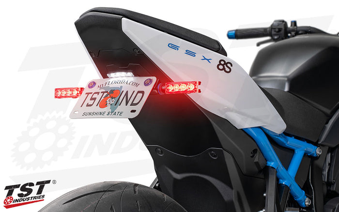 TST Quadrix-D signal feature running light, brake light, and turn signal functionality.
