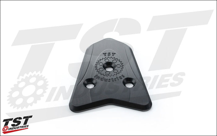 Close the gap left behind from removing your bulky fender.