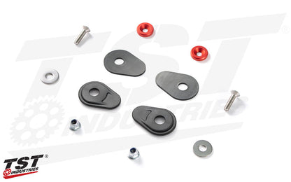 TST Rear Signal Block Off Kit for Honda CRF450L / CRF450RL / CRF300L - What's included.