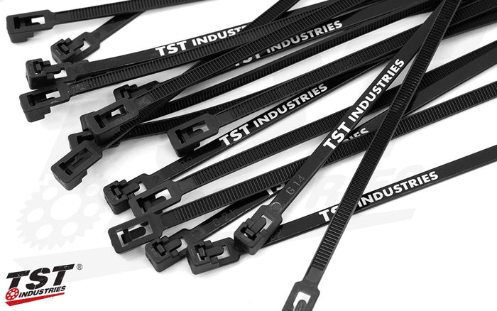 Each pack includes 20 Reusable 8 inch Zip Ties.