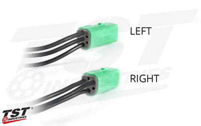 Each plug is side-specific and features specific wiring designate to work on either the left or right of your Honda.