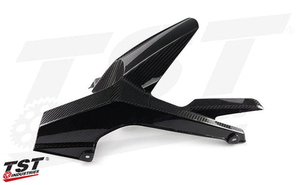 TST Twill Carbon Fiber Rear Tire Hugger & Chain Guard for Honda Grom 2014-2020 - Blemished & Used