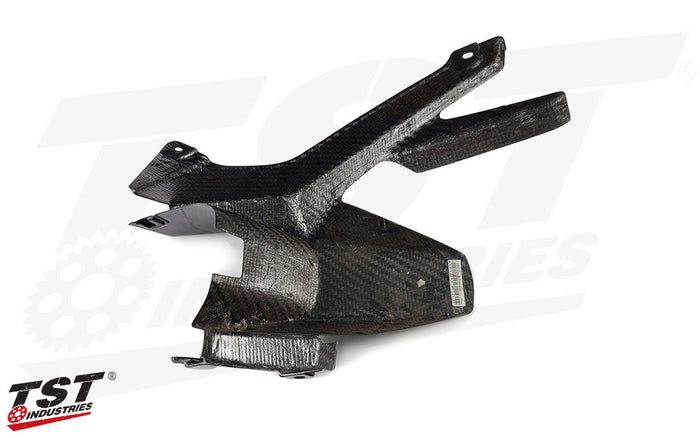 TST Twill Carbon Fiber Rear Tire Hugger & Chain Guard for Honda Grom 2014-2020 - Blemished & Used