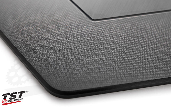 Unique CNC machined texture provides a high-end and stealth appearance on your S1000RR tail.