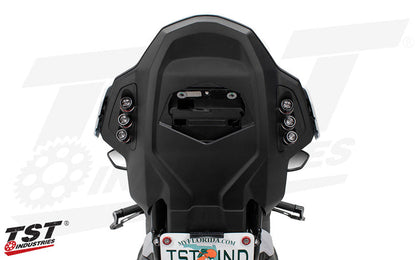 After removing the stock fender, you're left with a large opening on the BMW S1000RR Undertail.