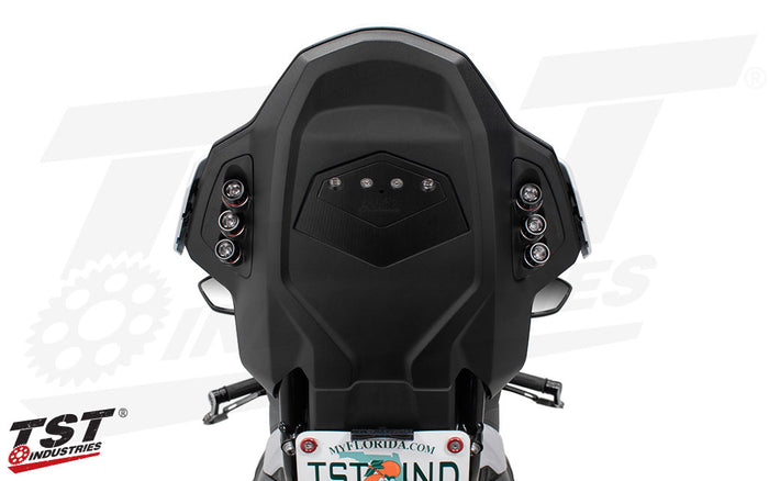 Seal off the gap left on the 2023 S1000RR undertail with a gorgeous CNC machined closeout.