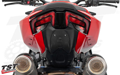 Upgrade your 2025+ Ducati Streetfighter with a clean and finished undertail from TST Industries.