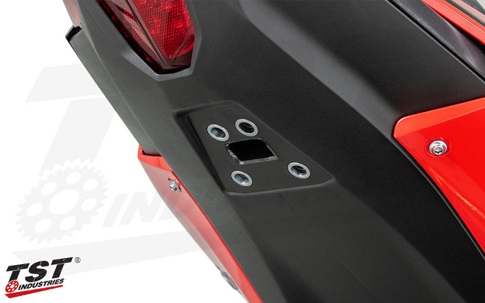 Ninja 500 Undertail Panel Before TST Closeout Installation.