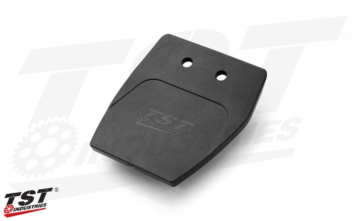Manufactured from injection molded plastic alloy to be color and texture matched to the surrounding OEM parts.
