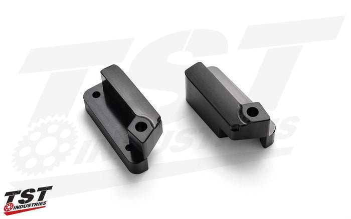 Constructed from high grade aluminum featuring a durable black anodized finish.