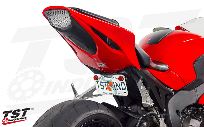 Clean up the tail of your Honda CBR1000RR with our TST Industries Undertail Closeout.
