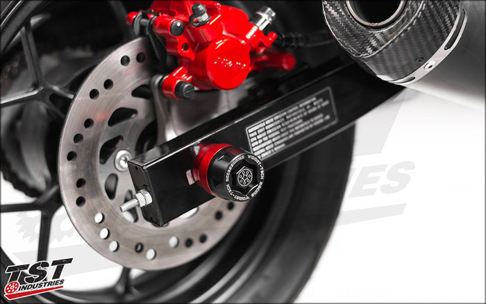 TST Industries crash protection on the 2016+ Honda Grom.
