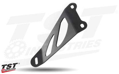 Back of the TST WORX Exhaust Hanger Bracket for Yamaha R3 / MT-03.