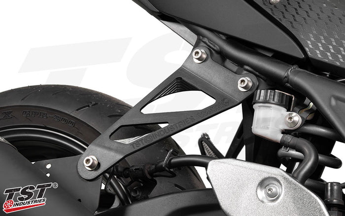 CNC machined from high grade aluminum with a durable black anodized finish.