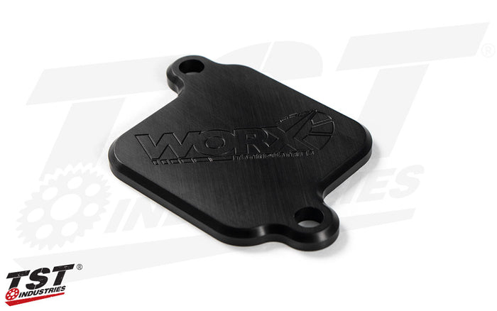 TST WORX Smog Block Off Plate for Yamaha YZF-R3 2015+ / MT-03 2020+