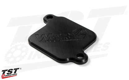 TST WORX Smog Block Off Plate for Yamaha YZF-R3 2015+ / MT-03 2020+