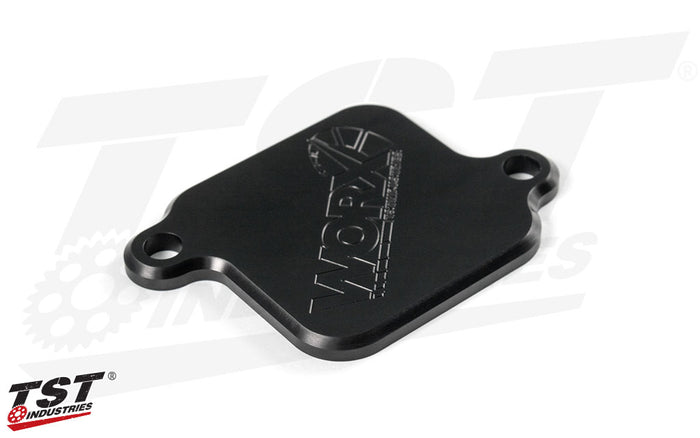 CNC machined from high-grade aluminum with a black anodized finish.