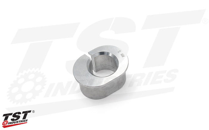 CNC machined aluminum ensures a precise fitment.