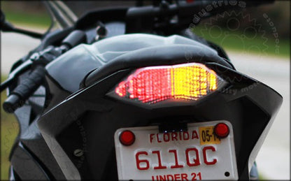 Shown with Integrated Taillight - Ninja 300 Fender Eliminator