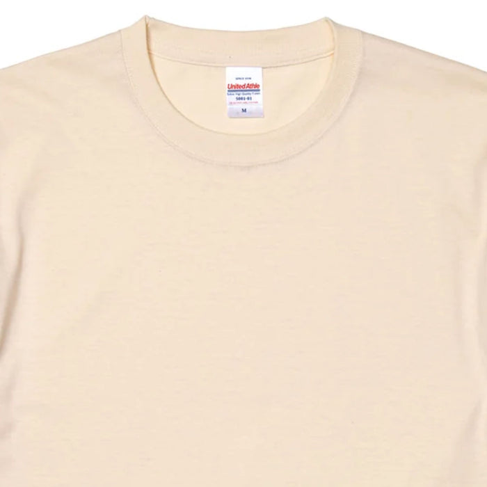 United Athle 5001 Classic Fit 5.6oz T-Shirt - Natural