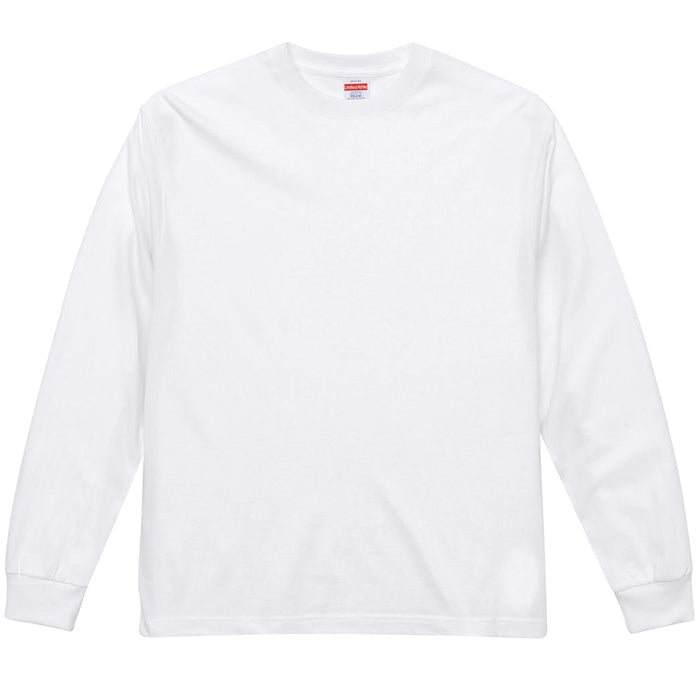 United Athle Classic Premium Long Sleeve 6.2oz Tee - White