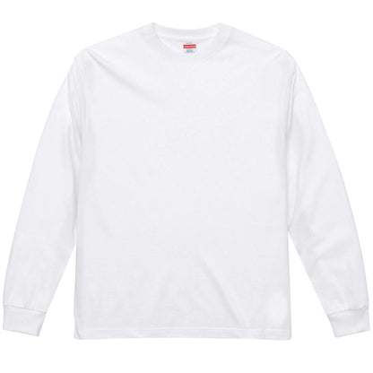 United Athle Classic Premium Long Sleeve 6.2oz Tee - White