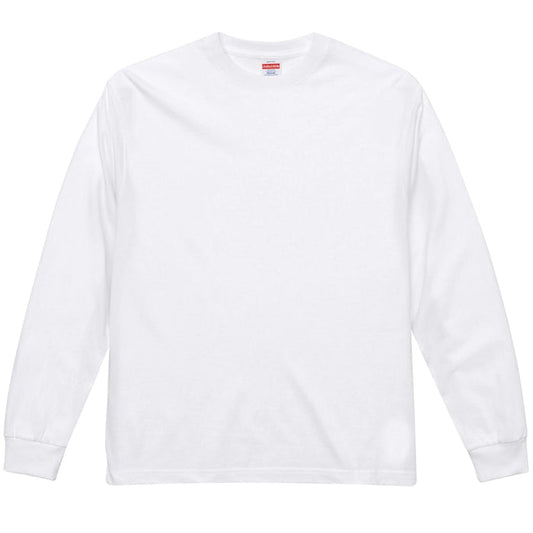 United Athle Classic Premium Long Sleeve 6.2oz Tee - White