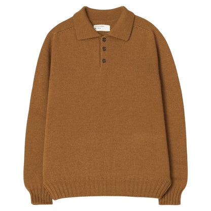 Universal Works Curtis Sweater Shetland Wild - Gold