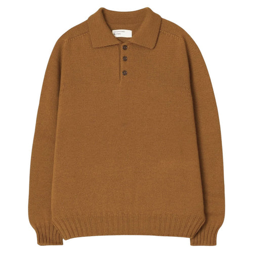 Universal Works Curtis Sweater Shetland Wild - Gold