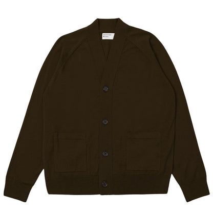 Universal Works Loose Cardigan II Merino - Espresso
