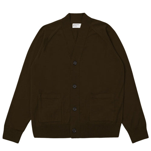 Universal Works Loose Cardigan II Merino - Espresso