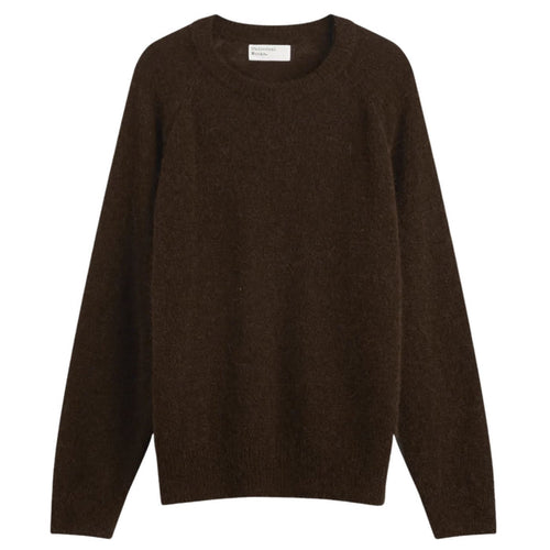 Universal Works Lyon Crew Alpaca Knit - Brown