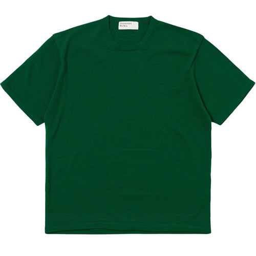 Universal Works Merino Fine Knit T-Shirt - Green