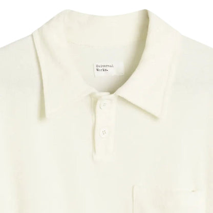 Universal Works Newlyn Terry Polo - Ecru