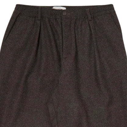 Universal Works Pleated Track Pant Recycled It Tweed - Brown