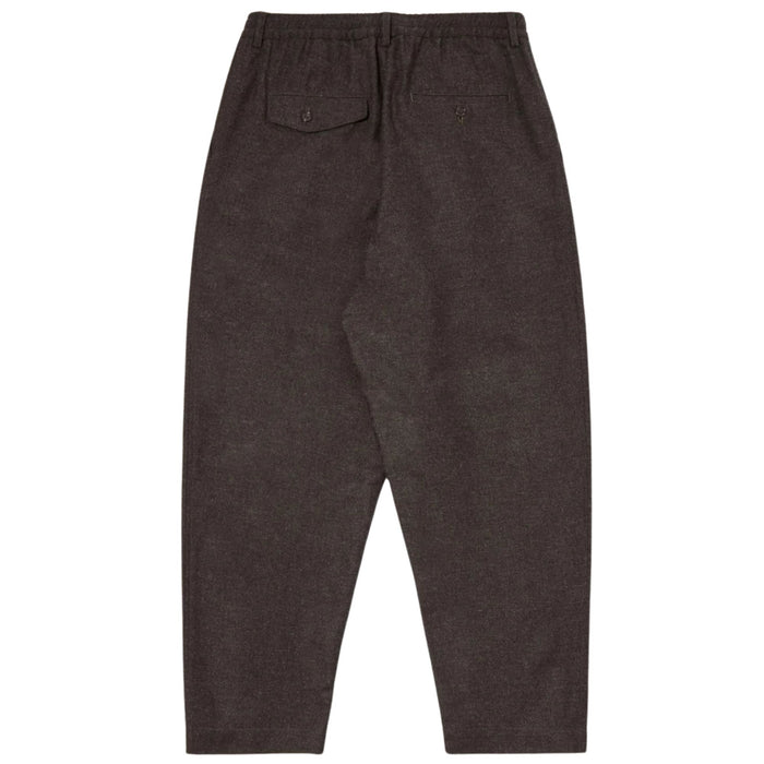 Universal Works Pleated Track Pant Recycled It Tweed - Brown