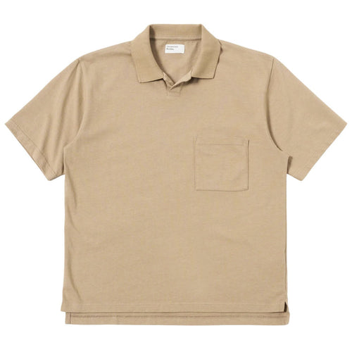 Universal Works Rugby Jersey Polo - Sand