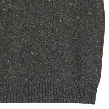 Universal Works Sweater Vest Wool Fleck - Black