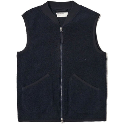 Universal Works Zip Waistcoat - Navy